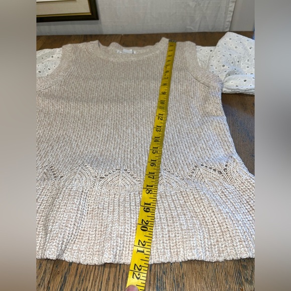 🤍DESIGN HISTORY Puff Sleeve Knit Top – Size S - Picture 7 of 7